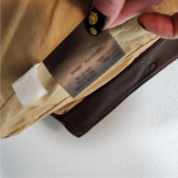 WILSONS LEATHER 2 Button Leather blazer sports coat jacket in brown size M - Picture 10 of 12